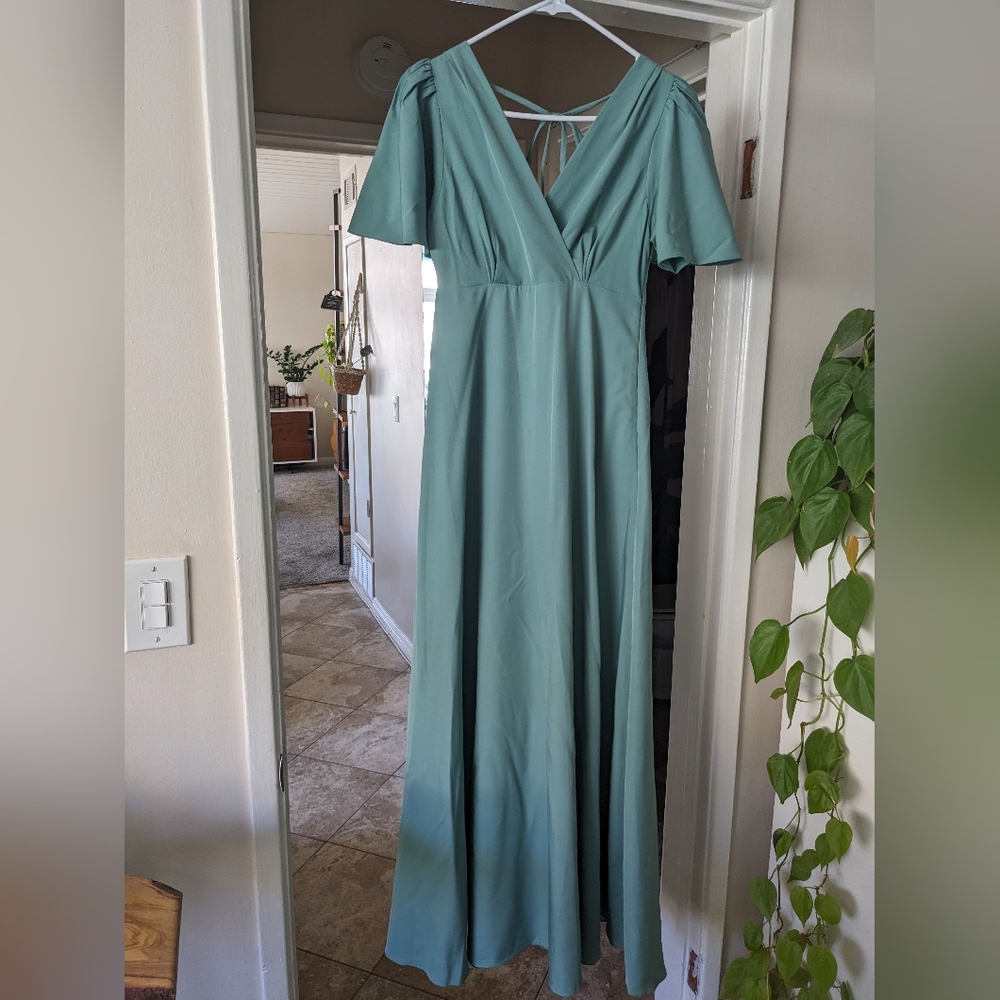 Dusty Sage Green Dress